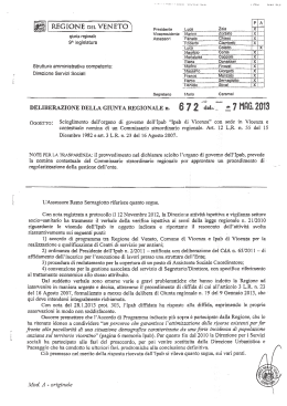 DGRV n. 672 del 7 maggio 2013