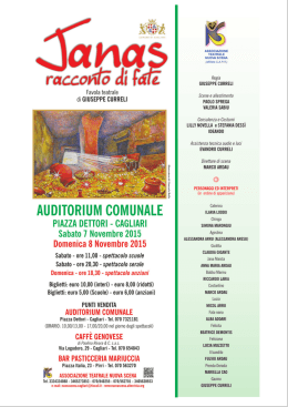 …SAEÈÉ - Associazione culturale Nuova Scena di Cagliari