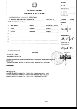 SEZIONE - Fisco on demand