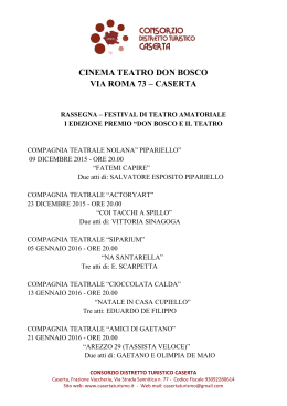 CINEMA TEATRO DON BOSCO VIA ROMA 73