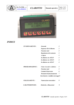 Manuale Clarotto