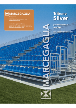 Tribune Silver per installazioni sportive, for sport