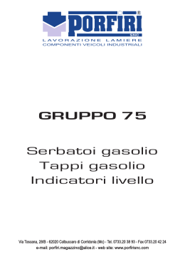 Serbatoi gasolio - Nuove Grafiche Italia