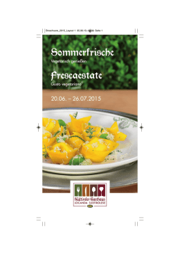 Opuscolo sull`iniziativa Frescaestate