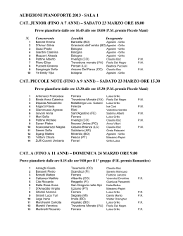 scarica il calendario