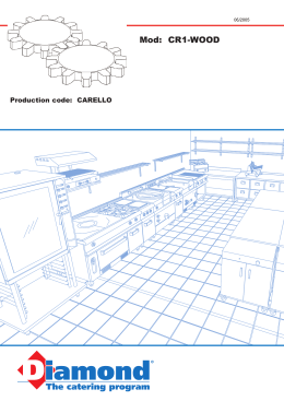 The catering program Mod: CR1-WOOD