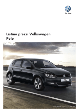 Listino prezzi Volkswagen Polo