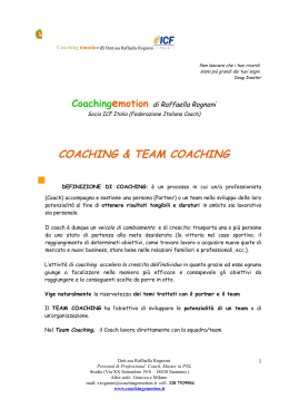 coaching & team coaching - Coaching Emotion di Raffaella Rognoni