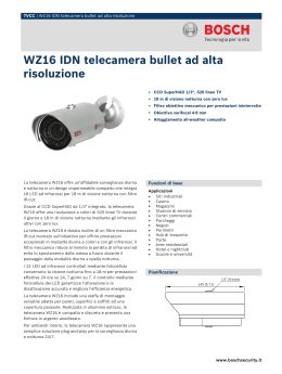 WZ16 IDN telecamera bullet ad alta risoluzione