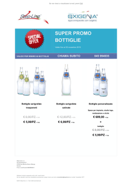 SUPER PROMO BOTTIGLIE - Step-Line