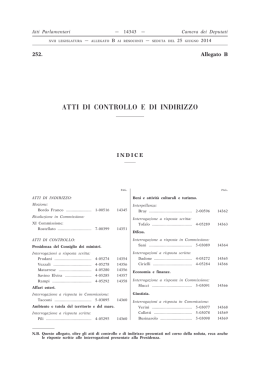Intero - Camera dei Deputati