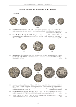 Monete Italiane dal Medioevo al XX Secolo