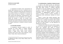 Sintesi di Andrea Cammelli