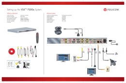 Setting up the VSX 7000e System