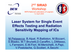 Laser System for Single Event Effects Testing and Radiation