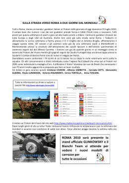 newsletter italiano - english full report click here