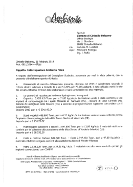 Spett.le Com.line di Ciniseilo Balsamo