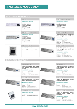 TASTIERE E MOUSE INOX