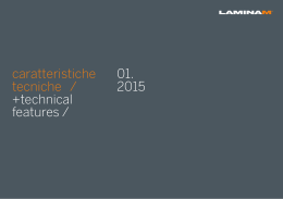 caratteristiche tecniche / +technical features / 01. 2015