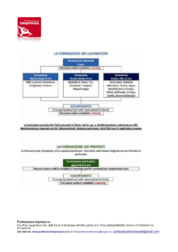 Accordo Stato Regioni - Professione Impresa s.r.l.