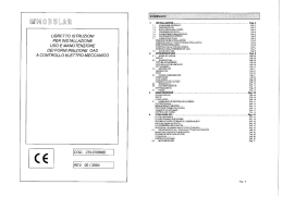 LIBRETTO ISTRUZIONI PER INSTALLAZIONE USO E