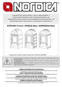 STEFANY Forno / SVEZIA New / NORVEGIA New