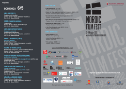 DOMENICA 6/5 - Reale Ambasciata di Norvegia
