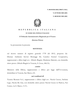 TAR n. 130 del 2014 - Italia ius | Diritto Amministrativo Italiano