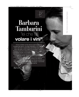 Intervista all`enologa Barbara Tamburini Baccus 17