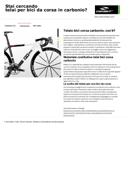 PDF Telai bici corsa carbonio, tipo sterzo integrato