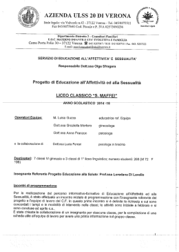 Sede legale: via Valverde n.42 - 3?122 Verona - Tel. 045