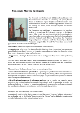the description of Consorzio Marche Spettacolo (PDF