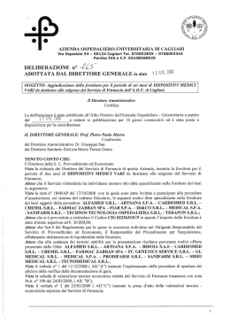 Delibera del 17 aprile, n.265