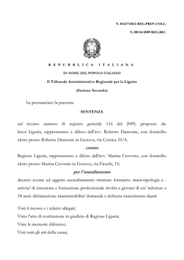 TAR Liguria 1417
