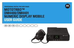 mototrbo&trade; dm4400/dm4401 numeric display mobile