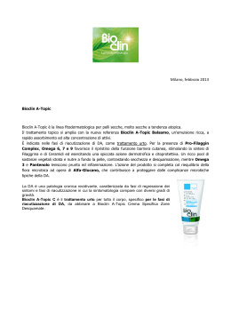 Bioclin Atopic_novità2013_isabella
