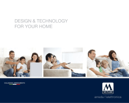 DESIGN & TECHNOLOGY FOR YOUR HOME