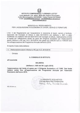 Corso Matteotti n. 96 - 60035 JESI (AN) Telefono 0731/214519