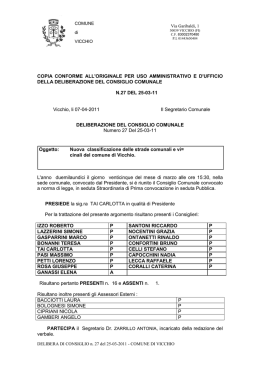 Delibera 27/CC del 25.03.2011 (File pdf - 138KB)