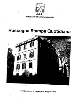 `assegna Stampa QUot - AIA - Associazione Italiana Allevatori
