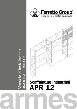 Scaffalature industriali APR 12