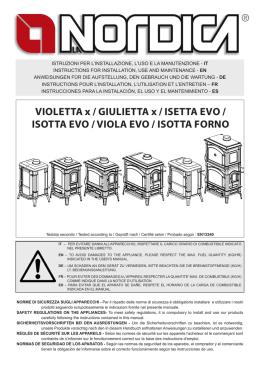 VIOLETTA x / GIULIETTA x / ISETTA EVO / ISOTTA