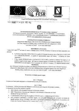 Contratto piccoli adeguamenti edilizi - S. Caterina