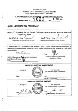 IL DIRETTORE GENERALE FF: IìDIR602 52mm
