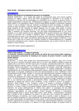 Leggi la rassegna dell`8 agosto