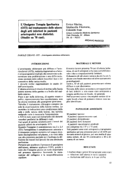 l`ossigeno terapia iperbarica (oti) nel trattamento delle ulcere