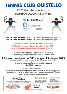 TENNIS CLUB QUISTELLO