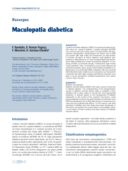 Maculopatia diabetica