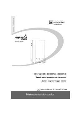 Istruzioni d`installazione