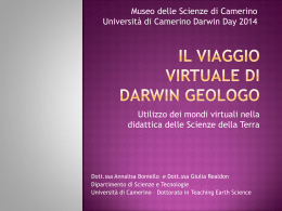 Il viaggio virtuale di Darwin geologo